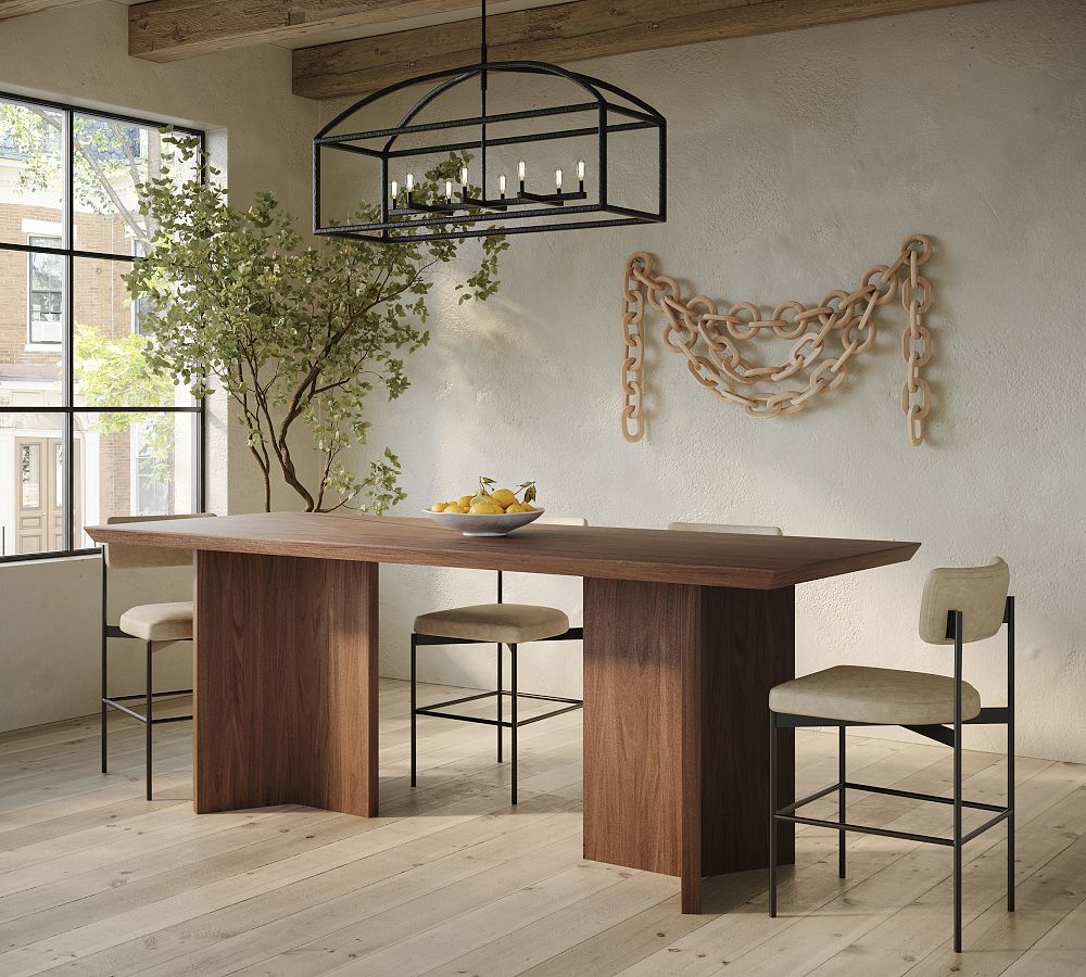 Dietrich Counter Height Communal Dining Table (96"-144") | Pottery Barn