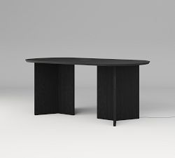 Dietrich Elliptical Bar Height Communal Dining Table (96"-144")