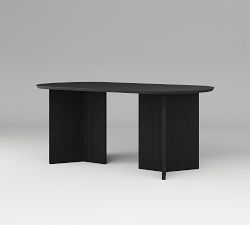 Dietrich Elliptical Bar Height Communal Dining Table (96"-144")