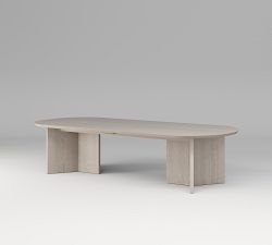 Dietrich Elliptical Communal Dining Table (96"-144")