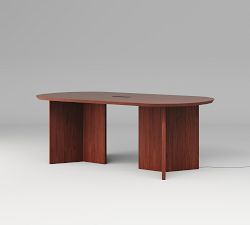 Dietrich Elliptical Counter Height Communal Dining Table (96"-144")