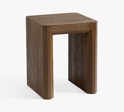 Reclaimed Waterfall Square Side Table (16")