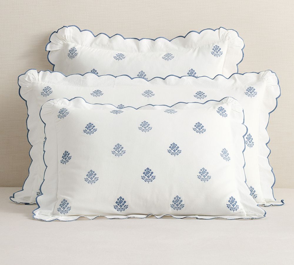 Gemma Embroidered Sham by Pottery Barn