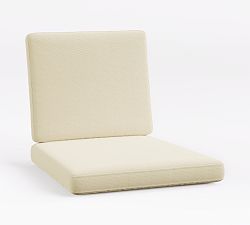 Cushion Cover Only: Ellis Outdoor Dining Chair; High Performance Canvas, Natural