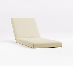 Cushion Cover Only: Aptos Outdoor Single Chaise; High Performance Canvas, Natural