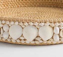 Tava Shell Handwoven Serving tray