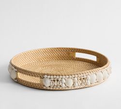 Tava Shell Handwoven Serving tray