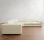 Carmel Lounge 3-Piece L-Shaped Wedge Sectional (127"&ndash;134")
