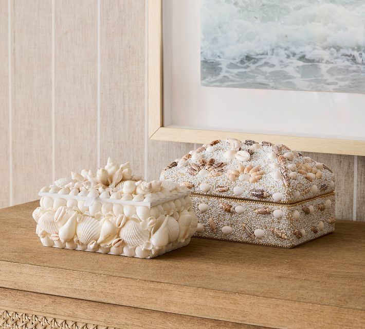 ポッテリーバーン ジュエリーボックス Shell Jewelry Box | Pottery Barn