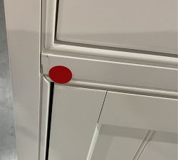 Open Box: Aubrey Shelf with Cabinet (19") - Dutch White