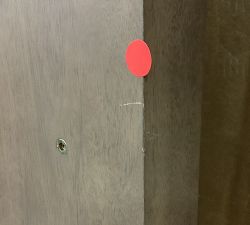 Open Box: Brighton Closet Shelf With Rail (36") - Gray Wash/Bronze