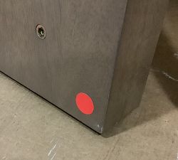 Open Box: Brighton Closet Shelf With Rail (36") - Gray Wash/Bronze