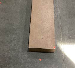 Open Box: Brighton Floating Wood Shelf (60"W) - Gray Wash