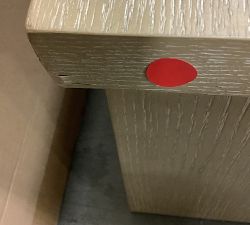 Open Box: Modern Farmhouse Rectangular Coffee Table (64") - Fog