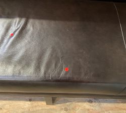 Open Box: Nielson Leather Modular Triple Seat Banquette (75") - Statesville Espresso, Espresso