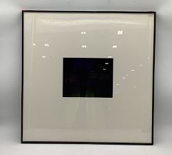 Open Box: Stowe Modern Metal Frame, 25" x 25", (8"x10" Opening) - Black