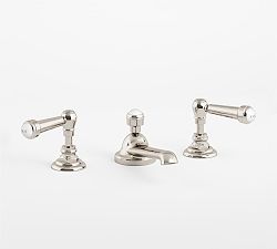 Open Box: Sussex Lever Handle Widespread Bathroom Sink Faucet - Polished Nickel