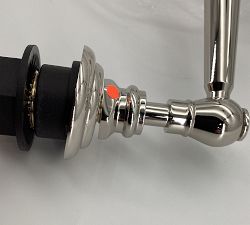 Open Box: Sussex Lever Handle Widespread Bathroom Sink Faucet - Polished Nickel