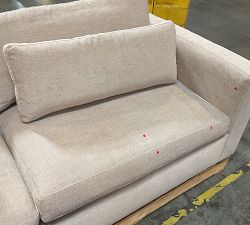 Open Box: Westwood Square Arm Deep Seat Grand Sofa (102"), 2X2 - Performance Heathered Tweed Desert