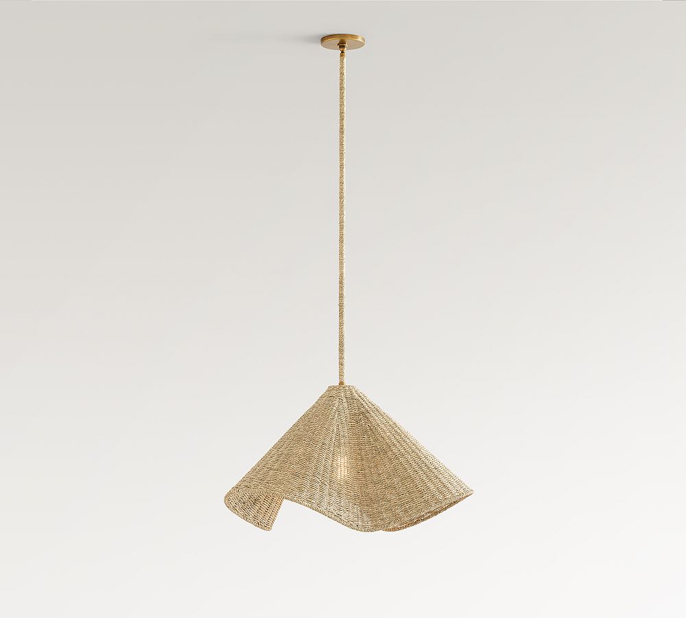 Raya Woven Round Pendant (14"-30")