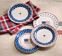Cabana Americana Outdoor Melamine Dinnerware Collection