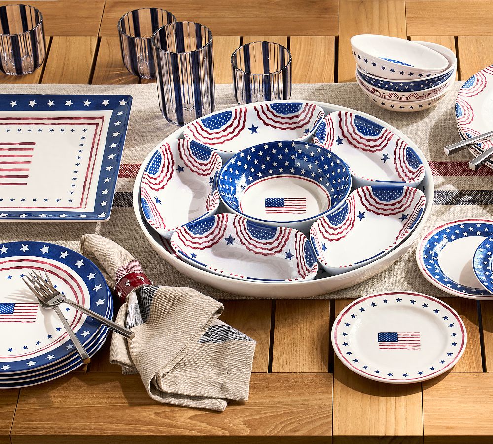 Cabana Americana Outdoor Melamine Multi-Condiment Server