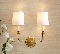 Hayden Metal Double Sconce (16")