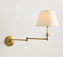 Hayden Metal Swing-Arm Sconce (24")