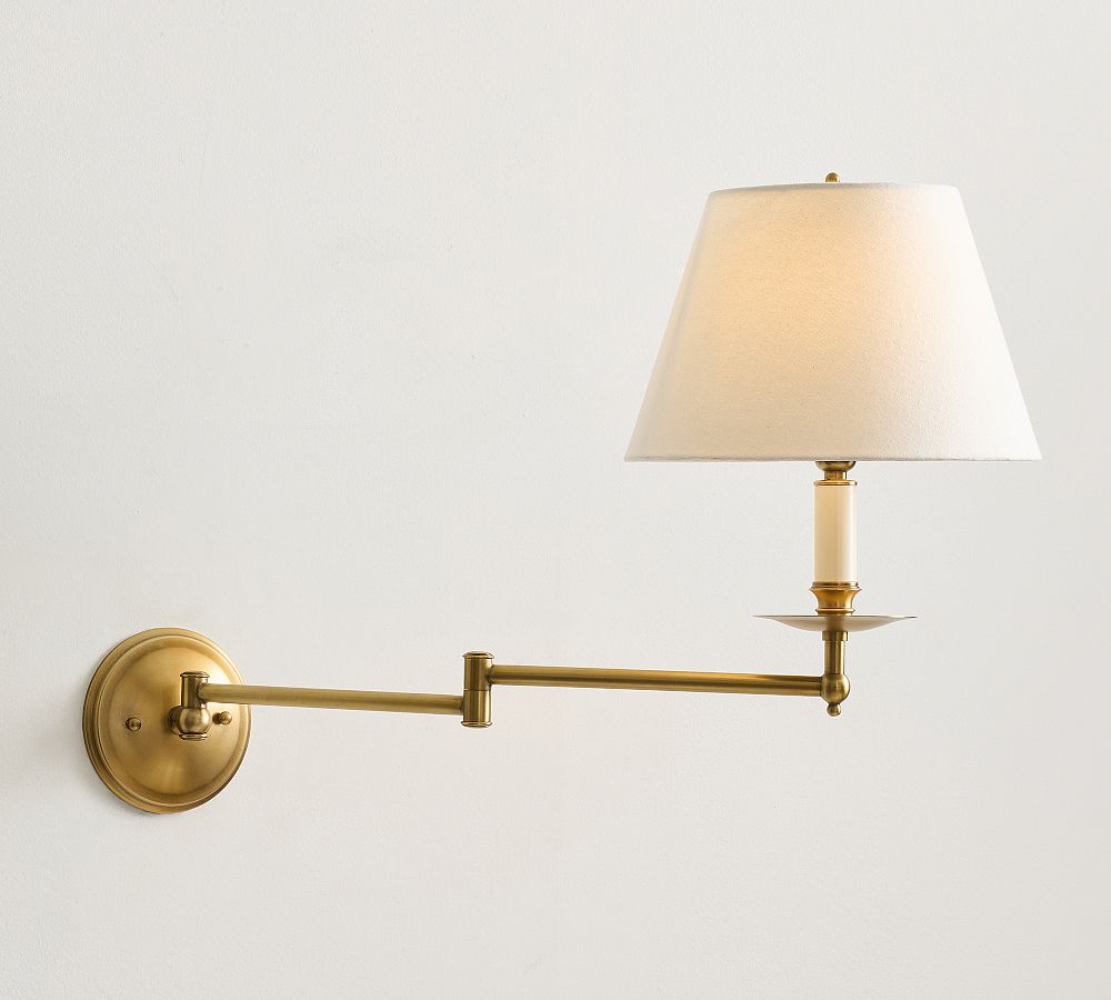 Hayden Metal Swing-Arm Sconce (24") by Pottery Barn