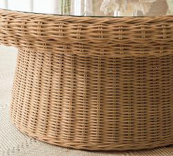 Heritage Round Woven Coffee Table (40")