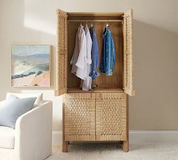Bolinas Woven Armoire (36")