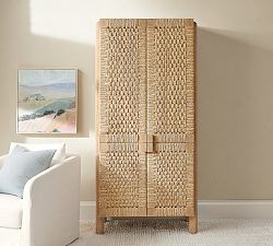 Bolinas Woven Armoire (36")