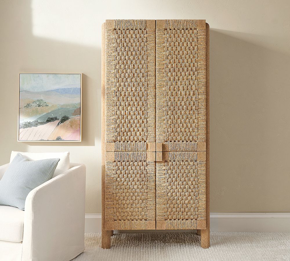 Bolinas Woven Armoire (36") by Pottery Barn