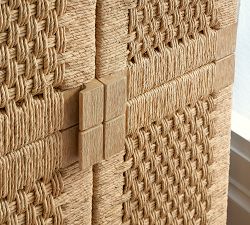 Bolinas Woven Armoire (36")