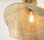 Raya Woven Round Flush Mount (21")