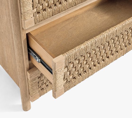 princess polly baby blue dress Vichy Wood and Rattan 6-Drawer Dresser main image 0