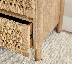 Bolinas 3-Drawer Woven Dresser (35")