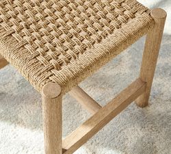 Bolinas Woven Accent Stool