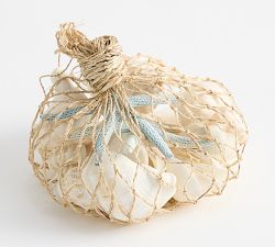 Blue &amp; White Mixed Shell Vase Filler