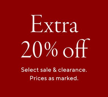 Extra 20% Off Select Sale &amp; Clearance