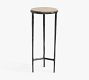 Hestan Round Marble Accent Table (10")