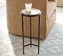 Hestan Round Marble Accent Table (10")