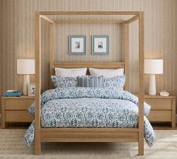 Marina Cane Canopy Bed