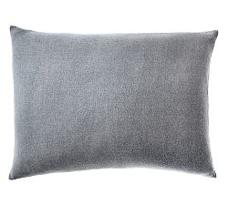 Open Box: Belgian Flax Linen King Lounger Sham, Euro, Set of 2-Marina