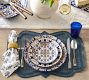 Lisbon Stoneware Appetizer Plates - Mixed Set of 4