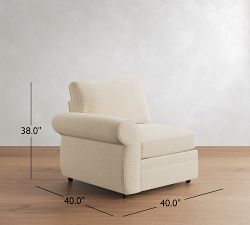 Build Your Own Pearce Roll Arm Power Reclining Sectional