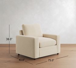 Pearce Modern Square Arm Power Recliner