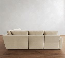 Pearce Modern Square Arm Reversible Power Reclining Sectional (114")