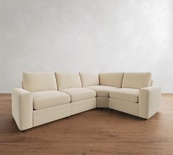 Pearce Modern Square Arm Reversible Power Reclining Sectional (114")