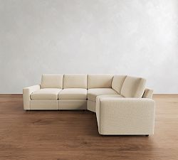 Pearce Modern Square Arm Reversible Power Reclining Sectional (114")